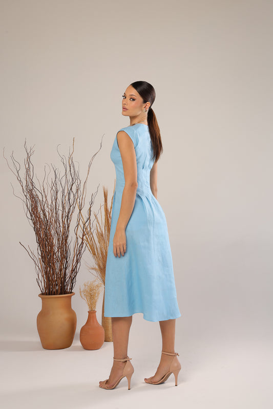 Vestido Locarno Azul