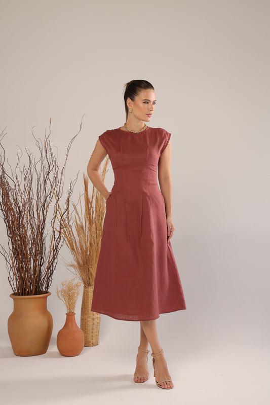 Vestido Locarno Mocha